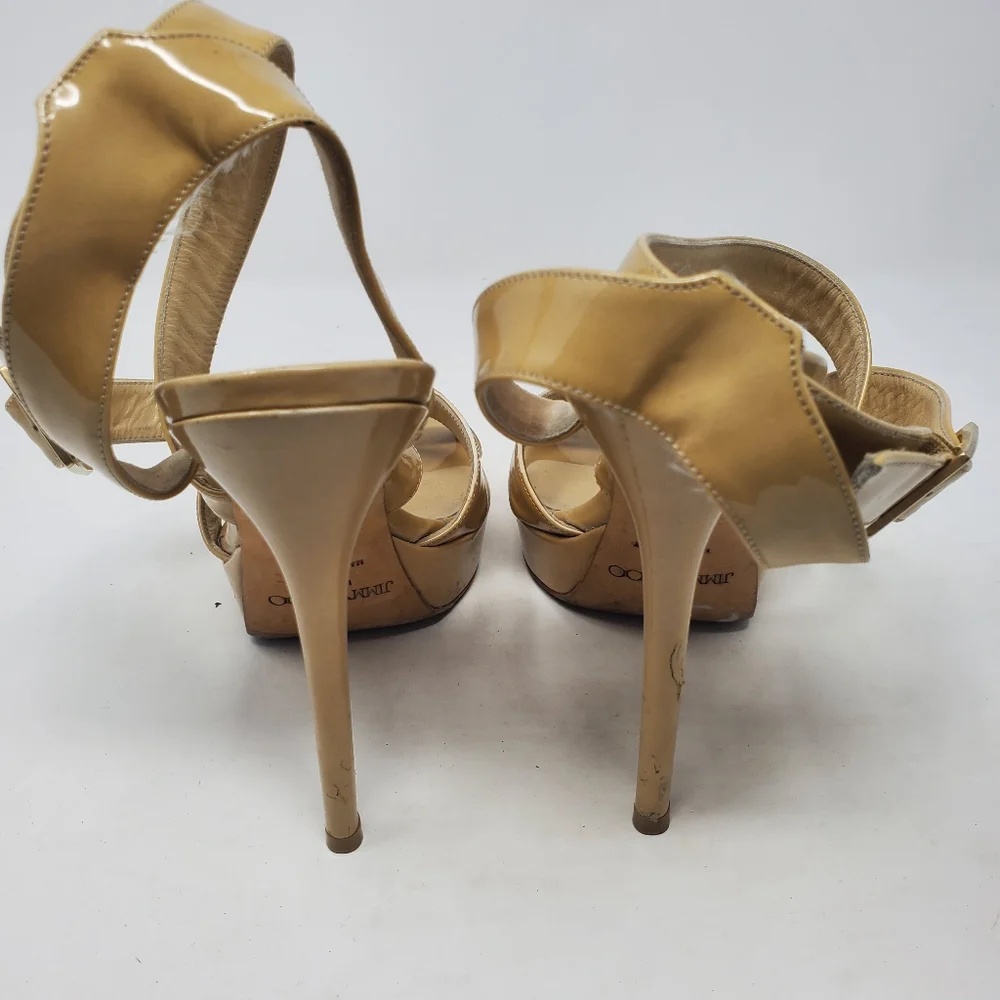 Jimmy Choo Nude Patent Pumps